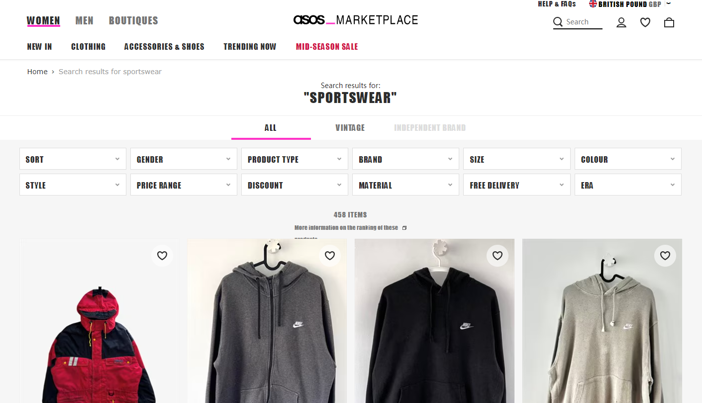 ASOS Marketplace